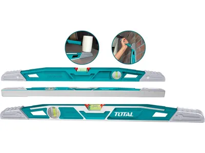 Image de Niveau à bulle, 60 cm, industriel TOTAL-TOOLS