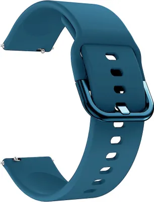 Produktbild von Bstrap Silicone Armband für Samsung Galaxy Watch Active 2 40/44mm, azure blue