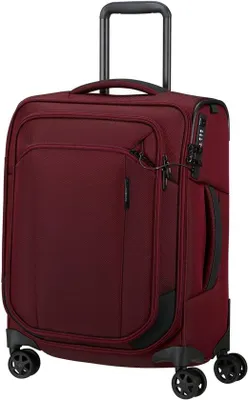 Produktbild von Samsonite Handgepäckkoffer Softcase 55 cm, 43 l, TSA‑Zahlenschloss, 2 Rollen, Burgunder