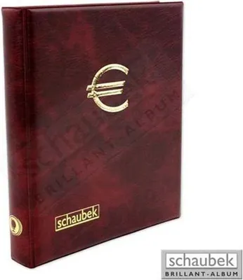 Produktbild von Schaubek Numismatik 10-Euro-Münzalbum, rot A-RB9401