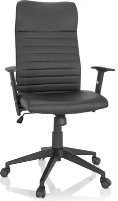 Produktbild von hjh OFFICE Home Office Bürostuhl ARTON 30 Schreibtischstuhl mit Armlehnen (höhenverstellbar) Kunstleder Drehstuhl