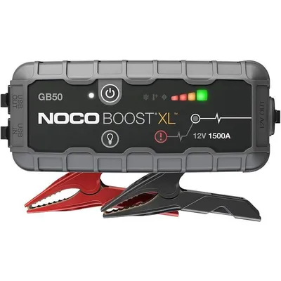 Produktbild von NOCO Boost XL GB50 1500A 12V UltraSafe Starthilfe Powerbank, Auto Batterie Booster, Tragbare USB Ladegerät, Starthilfekabel und Überbrückungskabel für bis zu 7,0L Benzin und 4,5L Dieselmotoren