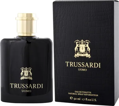 Produktbild von Trussardi Uomo, Männer, 50 ml, Nicht nachfüllbare Flasche, Bergamotte, Galbanharz, Zitrone, Geranium, Violett, Leder, Moschus, Patschuli