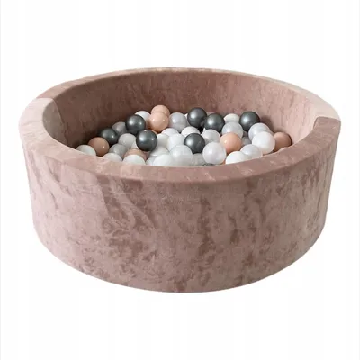 Produktbild von Monio for Kids Bällebad Velvet Beige 90cm 200 Bälle