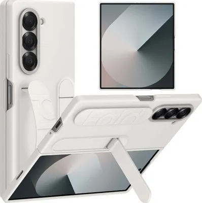 Produktbild von Samsung Original Silikon-Rückseite mit Riemen für das Samsung Galaxy Z Fold 6 - Weiß