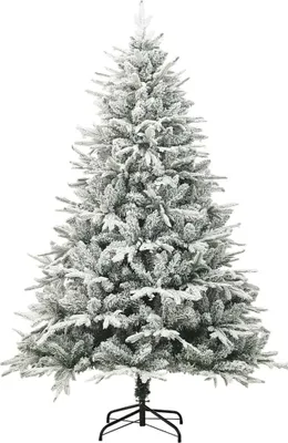 Produktbild von vidaXL Künstlicher Weihnachtsbaum Beschneit Grün 180 cm PVC PE