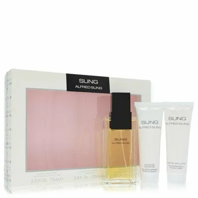 Produktbild von Alfred Sung Giftset 100 ml Eau De Toilette Spray + 75 ml Body Lotion + 75 ml Shower Gel
