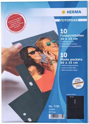 Obrázok produktu pre HERMA 7785, 100 x 150 mm, Priehľadná, Polypropylén (PP), Portrét, 230 mm, 310 mm