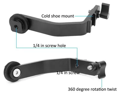 Immagine prodotto di SolidaChoice - Supporto in alluminio per monitor video, compatibile con fotocamere