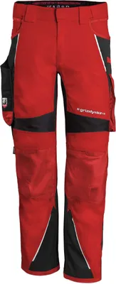 Produktbild von Grizzlyskin Bundhose "IRON" rot/schwarz N58