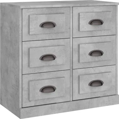 Produktbild von Sideboard Betongrau 70x35,5x67,5 cm Holzwerkstoff