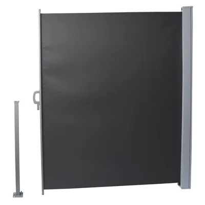 Produktbild von Grindi - Terasse Markise Windschutz Seitenwand 180x300 - Fen, dunkelgrau