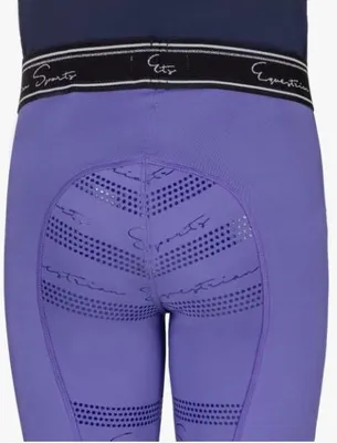 Produktbild von QHP Reithose Reitlegging Junior Kinder Eden Full Grip Purple Sunset, QHP_19_Gr.:116