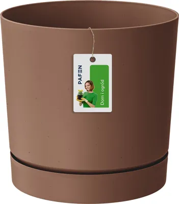 Produktbild von Rustikaler Ziegeltopf mit Sockel 17,8 cm Tubo