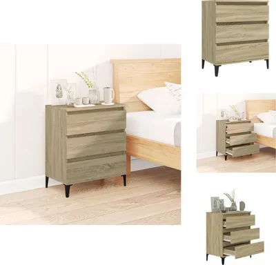 Image de vidaXL Sideboard Chêne Sonoma 60x35x70 cm Bois composite - Sideboards