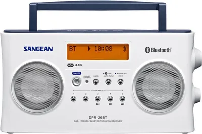 Produktbild von Sangean Digitales Radio Bt Dab+ Blanc