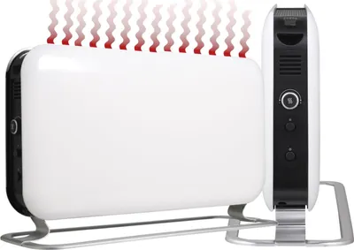 Productafbeelding van Mill SG2000LED, Elektrische keramische verwarming, Aluminium, 1,6 meter, Voor binnen gebruik, Vloerstandaard, Wit