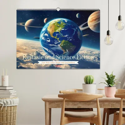 Produktbild von Fantasie und Science Fiction (Wandkalender 2026 DIN A2 quer), CALVENDO Monatskalender