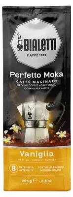 Produktbild von Bialetti Perfetto Moka Vaniglia, 250 g, Medium geröstet, Tasche