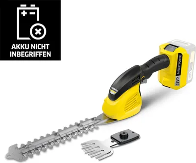 Produktbild von Kärcher Akku-Gras- und Strauchschere GSH 18-20 Battery, 20cm Klinge, ohne Akku