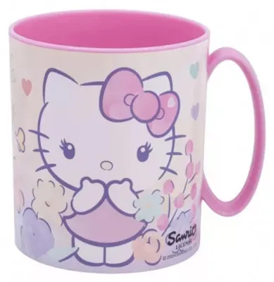 Produktbild von Hello Kitty mikrowellengeeigneter Plastikbecher 350 ml