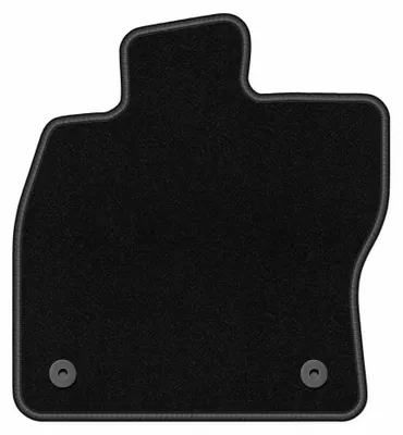 Produktbild von Fahrermatte Velours für Volkswagen Golf VII 2012- (Alltrack/Schrägheck/Kombi) – 1-tlg, Schwarz, passgenau – Wielganizator BASIC