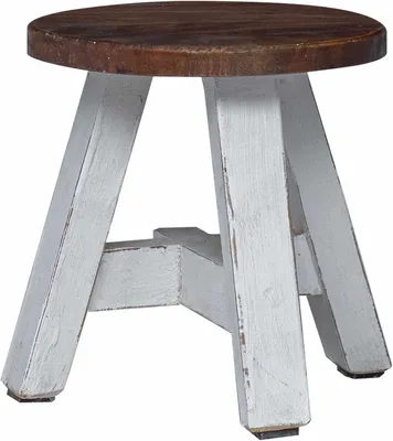 Produktbild von Mahagoni Holz Hocker 22 x 22 x 24 cm Natur