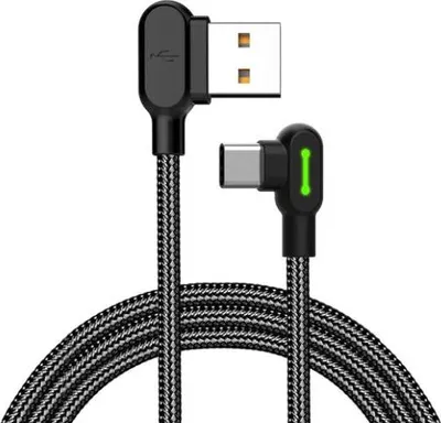 Produktbild von Mcdodo CA-5282 90 Grad USB zu Type-C Samsung Huawei Xiaomi Android Schnellladekabel/Datenkabel (1.8)