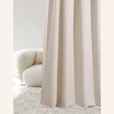Image de Rideau au design unique, 1 pièce, 140 x 230 cm, polyester mat