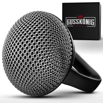 Image de Gusskönig Gusskönig Ringreiniger - Nettoyeur d'anneau en acier inoxydable avec manche en silicone - Protège la patine & évite les rayures - Dutch Oven Accessories