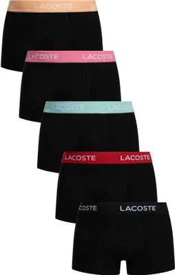 Produktbild von Lacoste 5er-Pack Boxershorts aus Baumwollstretch, Schwarz L