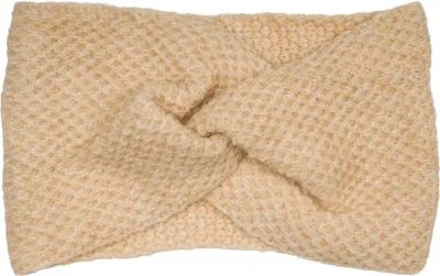Produktbild von styleBREAKER Damen Strick Stirnband mit Waffelpatent Strickmuster und Twist Knoten, warmes Winter Haarband, Headband 04026060