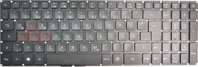 Produktbild von Tastatur Acer Predator Helios 300 Serie PH317-52 G3-572 PH315-51 PH315-51-73SO mit Backlight