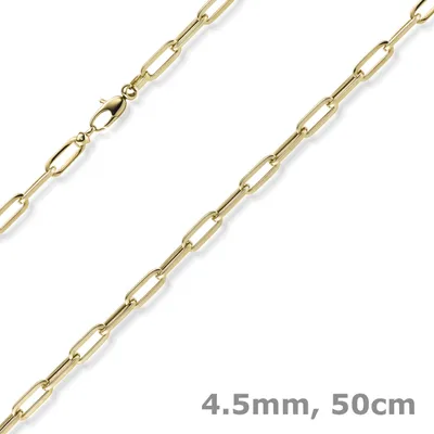 4-5mm-Weit-Anker-Kette-585-Gelbgold-50cm