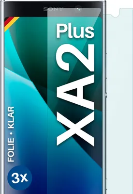 Produktbild von moex® 3x Schutzfolie kompatibel mit Sony Xperia XA2 Plus - Displayschutzfolie dünn Folie, Klar
