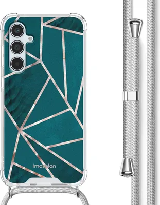 Image de étui design imoshion avec cordon pour le Samsung Galaxy A55 - Petrol Green Graphic