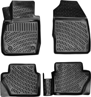 Produktbild von Rizline kompatibel mit Ford Fiesta ’18 2017–2023 Autofußmatten 3D Gummimatten