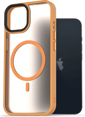 Image de AlzaGuard Matte Case Compatible with MagSafe pro iPhone 13 žlutý