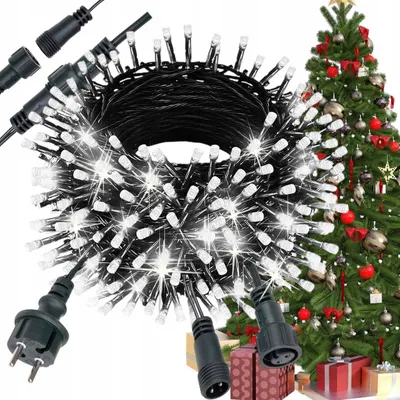 Produktbild von Weihnachtsbaumlaternen 300 Led Funkeln, Innen Und Aussen, 21M, 230V Für Feiertage