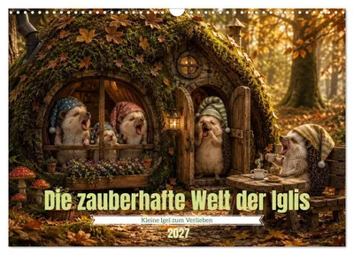 Produktbild von Die zauberhafte Welt der Iglis (Wandkalender 2027 DIN A3 quer), CALVENDO Monatskalender