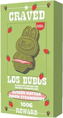 Produktbild von Craved Los Bubos Matcha Strawberry 100g