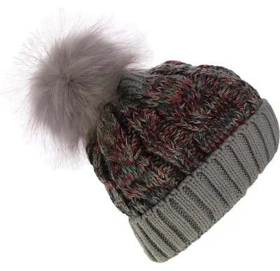 Produktbild von Dehnbare Outdoor Mütze mit Bommel und Futter, Einheitsgröße, in 6 Farben