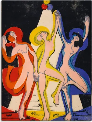 Produktbild von ARTland Leinwandbild Farbentanz. 1933 Größe: 45x60 cm