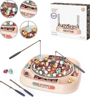 Immagine prodotto di WOOPIE Gioco di pesca Set di 4 canne 50 pezzi.