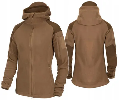 Produktbild von Helikon-Tex Damen Fleece-Sweatshirt mit Kapuze Cumulus Coyote M
