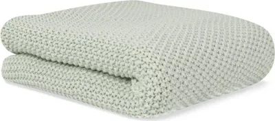 Obrázek produktu pro Dětská pletená deka organická bavlna 70x90cm Mint