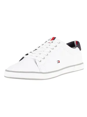Produktbild von Tommy Hilfiger 8719254656810, Männlich, Erwachsener, Modische Sneakers, Weiß, Schnürverschluss, Alle Jahreszeiten
