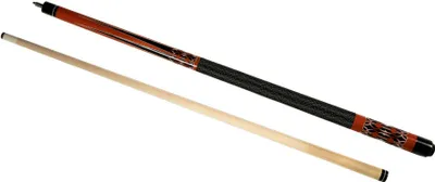 Produktbild von Pegasi Classic Billard Queue - Billiard köe 147cm - Zweiteilig - Billard Kö - Billard cue - Snooker queue - Biliard Köhl - Billard Que - Pool Queue - 13 mm Klebespitze - Gute Qualität - Orange