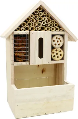 Produktbild von UNUS® Insektenhotel farbig natur-natur bepflanzbar® 100 %