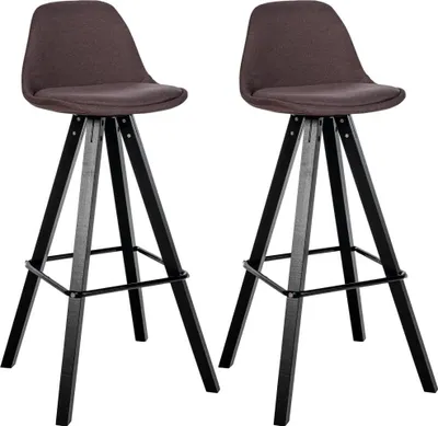 Immagine prodotto di set di 2 sgabelli da bar - Sgabello da bar - Comfort moderno, tessuto di alta qualità